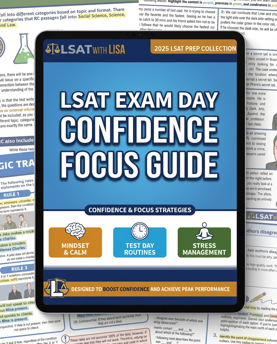Lsat Exam Day Confidence Focus Guide